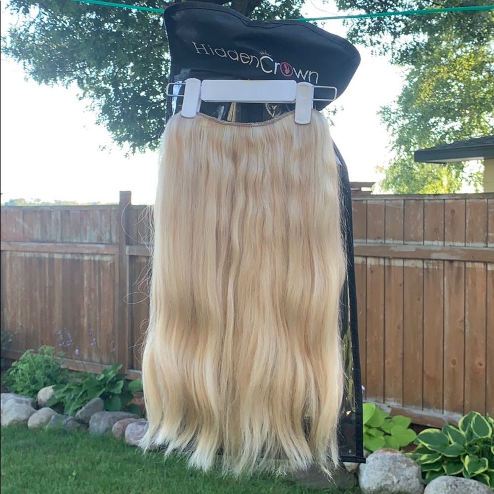 Hidden crown 18 inch Halo Hair Extensions